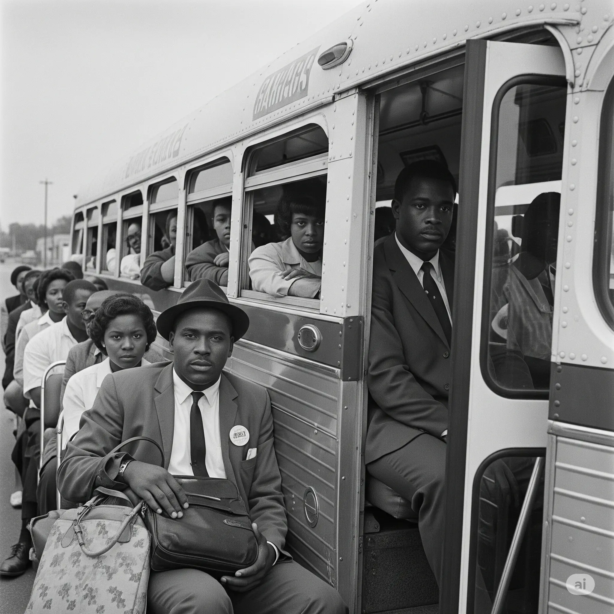 Imagen sobre la segregación racial, una realidad manipulada en apariencia de bienestar