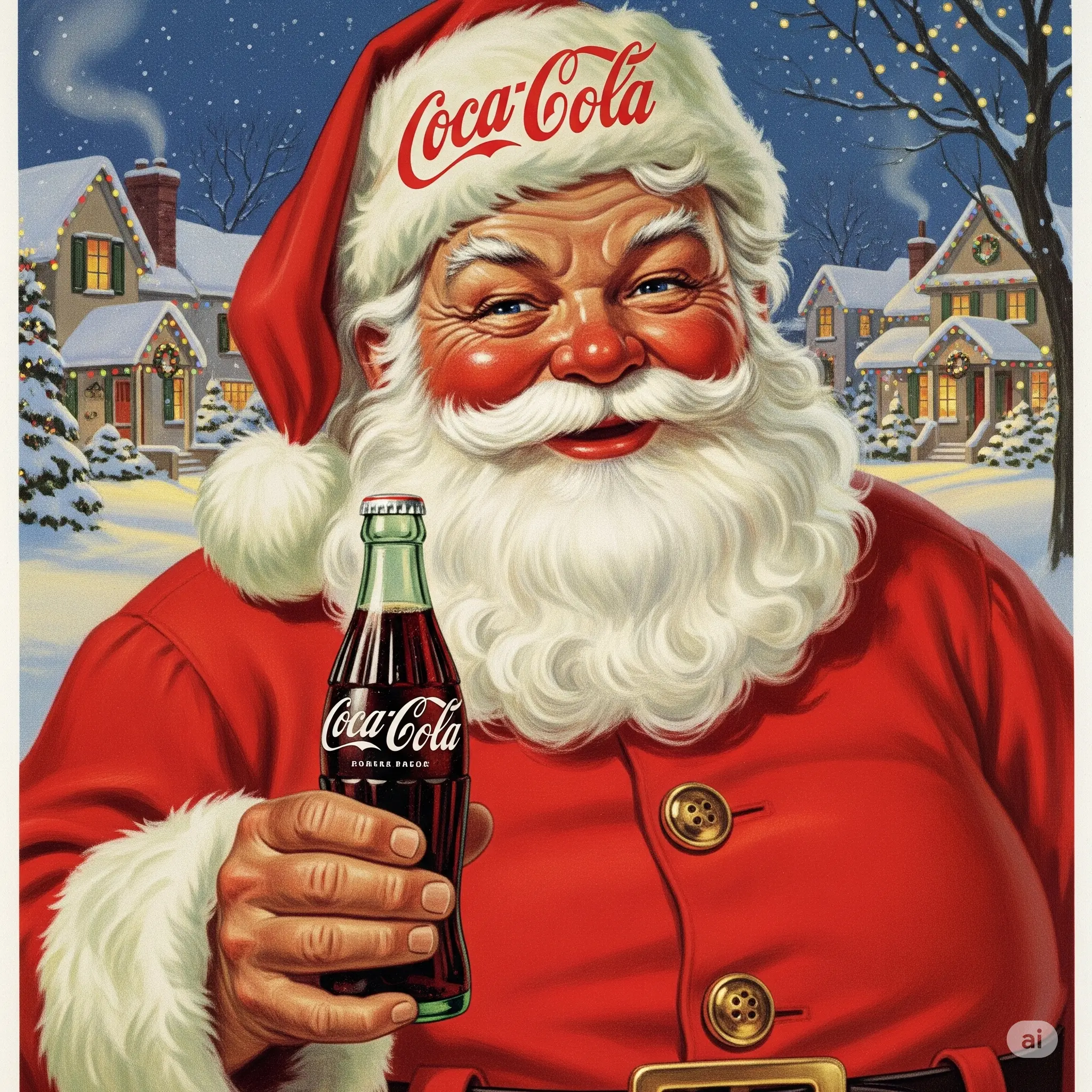 Estrategia de marca de Coca-Cola que creó al Papá Noel moderno.