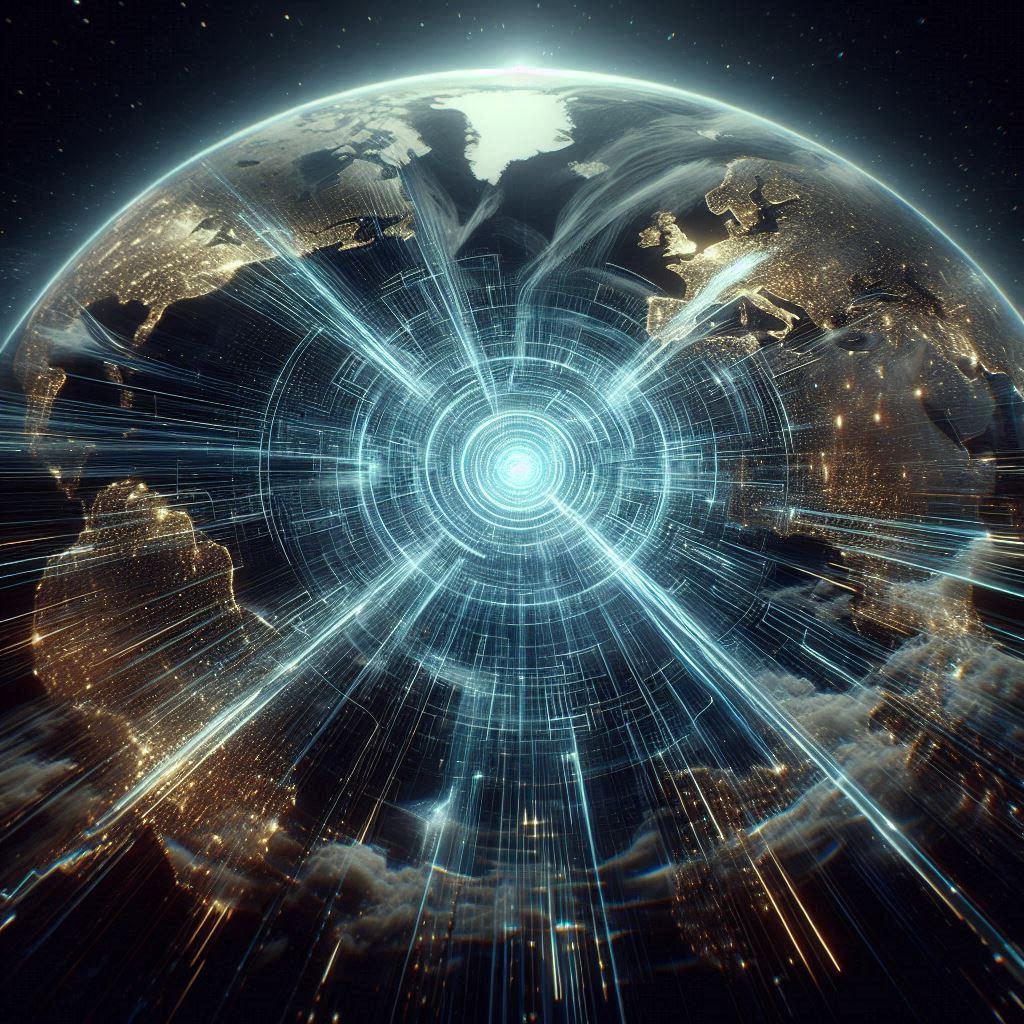 Visualización del megaproyecto Stargate para la IA